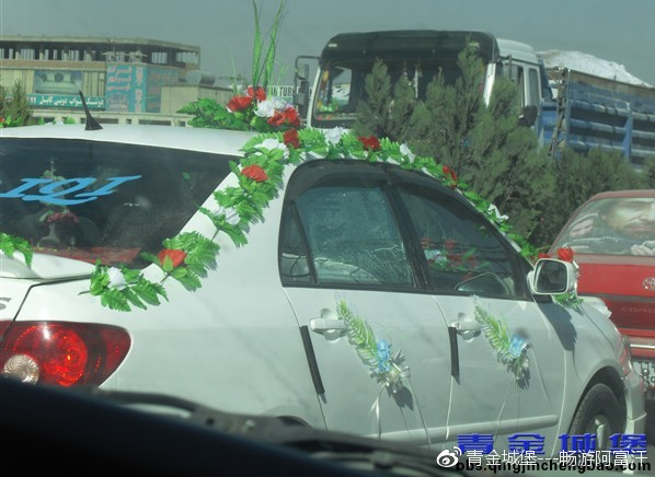 结婚的花车